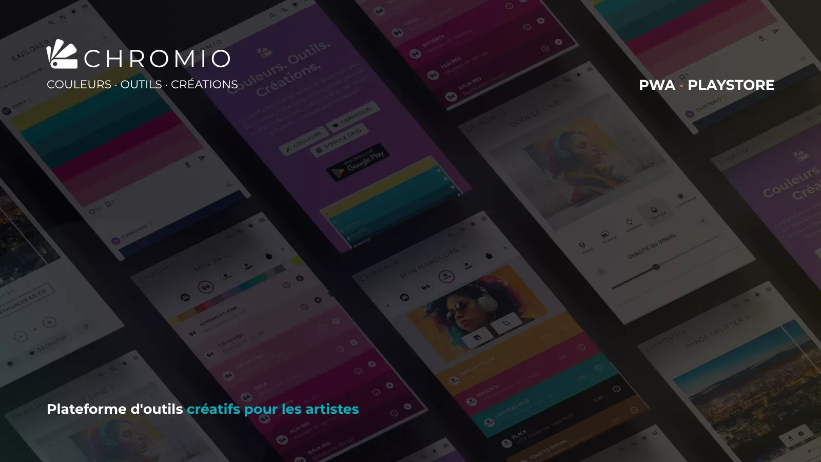 Aperçu du projet Chromio